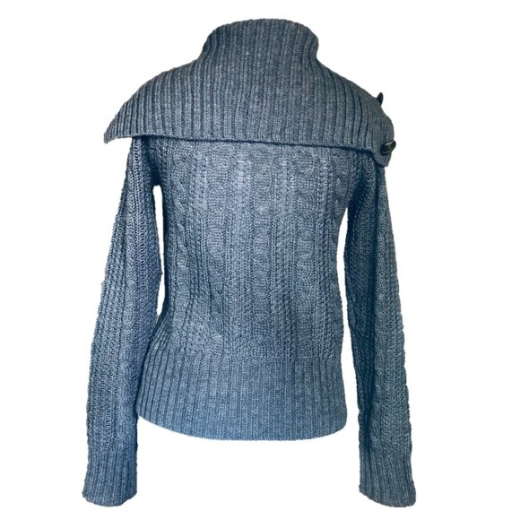 XXi Gray Full Button Sweater - Picture 2 of 6